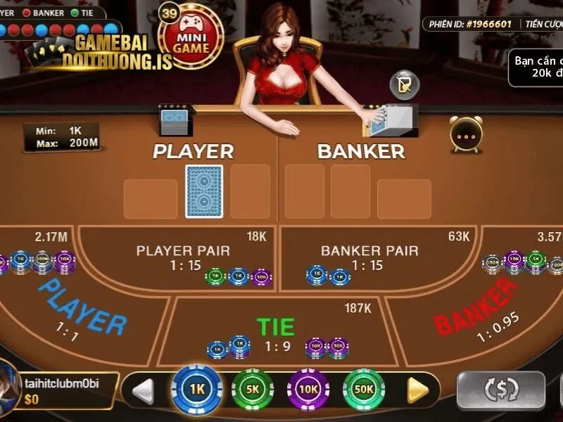 Baccarat V8 là game bài Tây được yêu thích