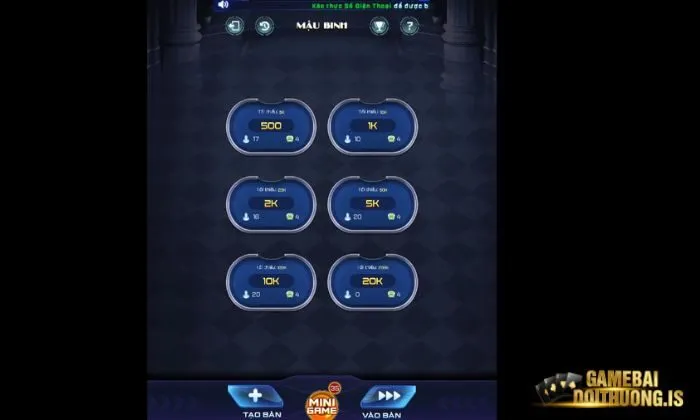 Bài tây ric Mậu Binh Ric