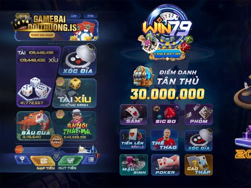 Bắn cá đổi thưởng Win79 hiện đại công nghệ cao