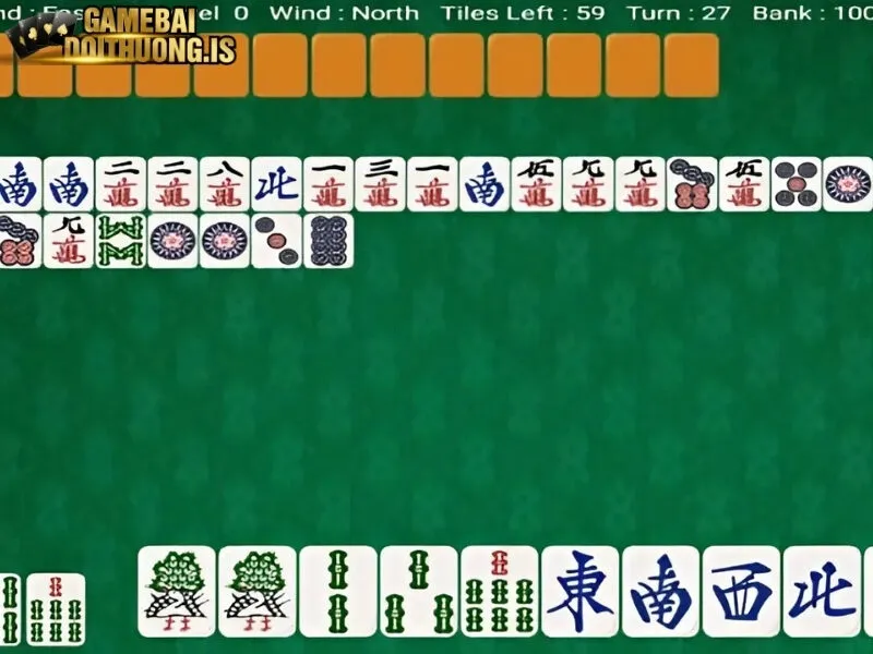 Bộ bài sử dụng khi chơi Mạt Chược 789Club 