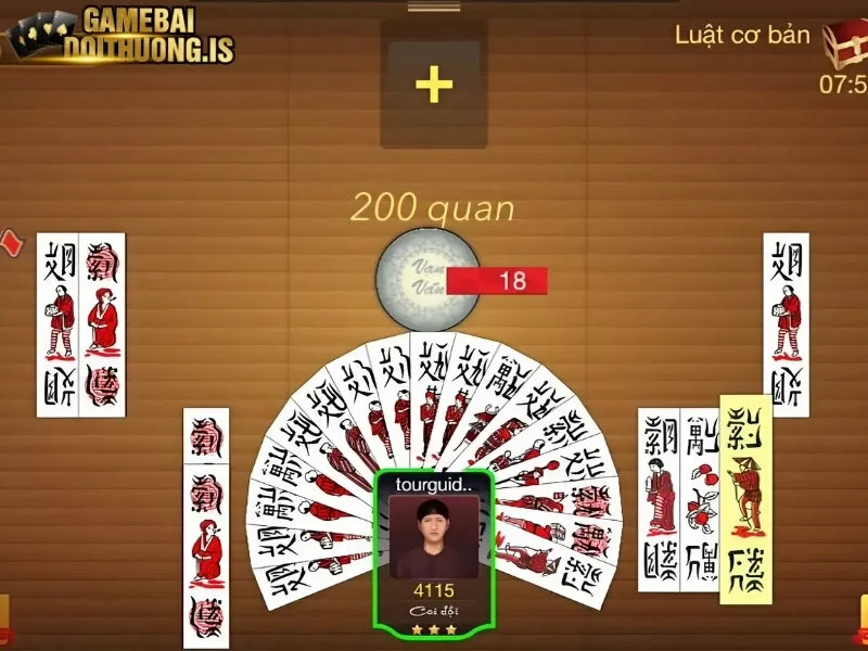 Bộ bài sử dụng trong game đánh chắn Fa88