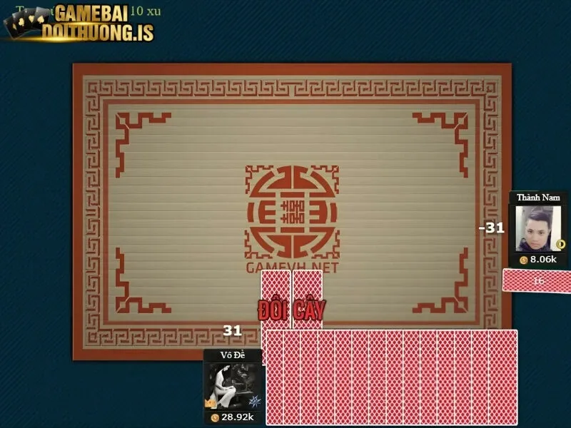 Cách tính tổ hợp các bộ bài trong ván chơi 