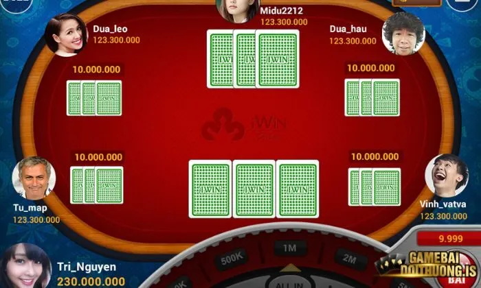 Mỗi ván bài cần có ít nhất là 2 thành viên trở lên