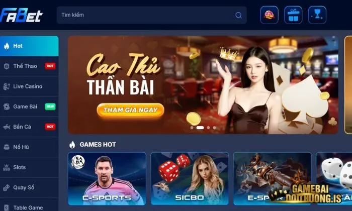 Điểm nổi bật của cổng game bài đổi thưởng Fabet