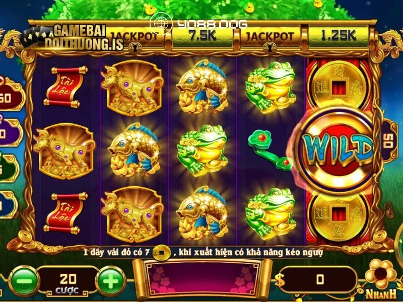 Giao diện game nổ hũ đổi thưởng