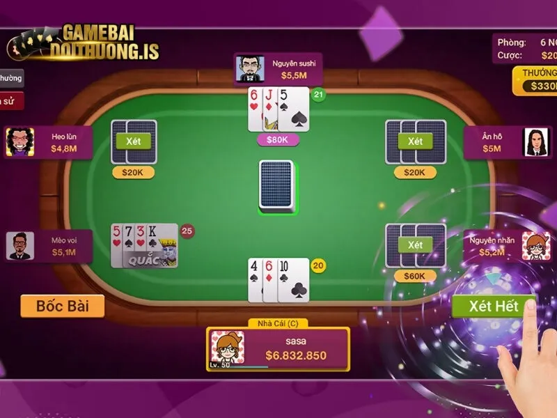 Phân định chiến thắng khi chơi bài