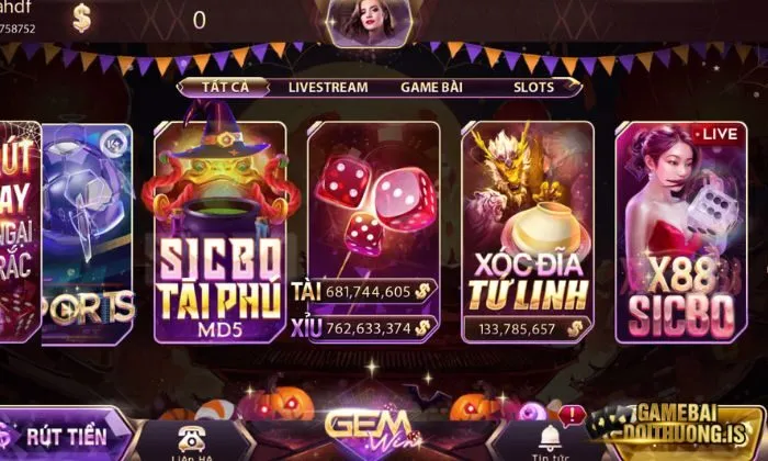 Tài Xỉu Gemwin game bài bài xanh chín nhất thị trường 