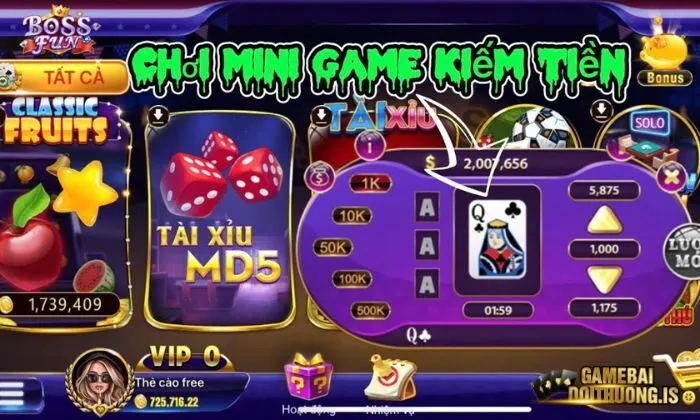 Tham khảo ngay danh sách game bài tại Bossfund để tham gia