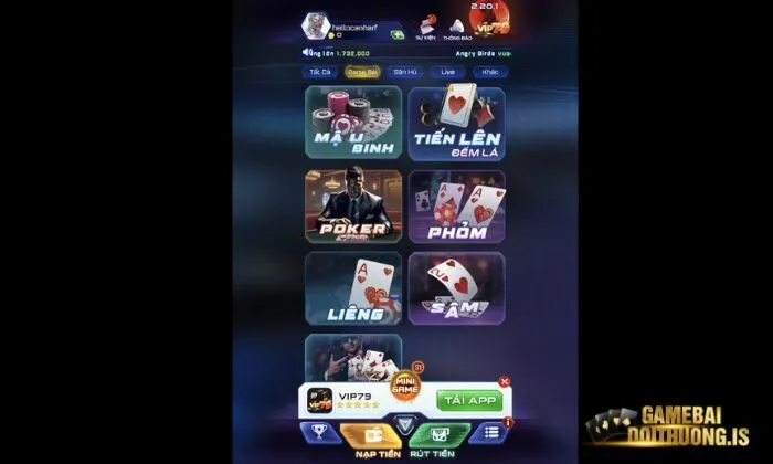 Một số các thuật ngữ phổ biến trong game bài tiến lên miền Nam tại Vip 79