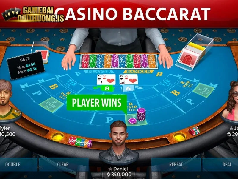 Tổng hợp các cửa đặt chính tại Baccarat Win79